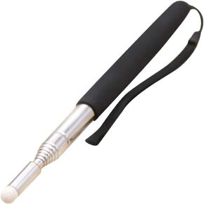 1 Piece Teachers Pointer Retractable Teacher Pointer Telescoping Teachers Pointer Extendable Whiteboard Pointer Presentation Teaching Pointer Sticks with Lanyard(Black, 39.37 inch)