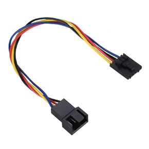FOSA 5Pcs 5Pin to 4Pin Adapter Cable Fan Connector Adapter Converter Extension Cable Cord for DELL Dedicated Fans