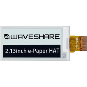 Waveshare 2.13inch E-Ink Raw Display Compatible with Raspberry Pi 4B/3B+/3B/2B/B+/A+/Zero/Zero W/WH/Zero 2W Series Boards 250x122 Resolution SPI Interface without PCB Supports Partial Refresh