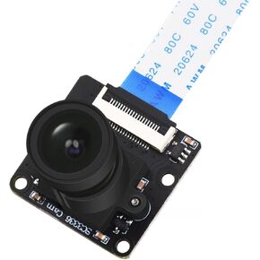 SC3336 3MP Camera Module with FFC Cable for Luck-Fox Pico Series Boards, 3MP (2304×1296) with High Sensitivity High SNR and Low Light Performance, 98.3° FOV Wide Angle