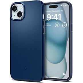 Spigen Thin Fit Designed for iPhone 15 Case (2023) [Military-Grade Protection] - Black