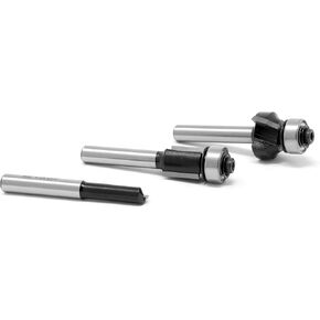 WEN RB500-3 Heat-Treated Multi-Profile Carbide-Tipped Router Bit Set (3-Piece)