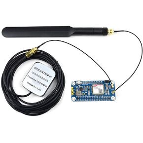 for Raspberry Pi NB-IoT Cat-M (eMTC) GNSS HAT Based on SIM7080G with LTE GPS External Antenna for Pi 4 3 2 Model B B+ Zero W WH USB Interface UART Supports GLONASS BeiDou Galileo @XYGStudy