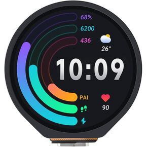 Waveshare RP2040 Microcontroller Development Board, with 1.28inch Round Touch LCD, Compact Size, Accelerometer and Gyroscope Sensor