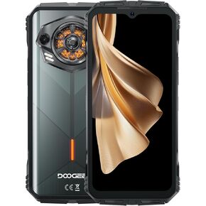 DOOGEE S punk Rugged Smartphone Android 14, Breathing Light, 34mm Large Speaker, 10800mAh, 6.58" FHD+ Display, 16GB RAM+256GB ROM, 50MP Camera, Octa Core, 4G Dual SIM Cell Phone, Face ID, NFC, Black