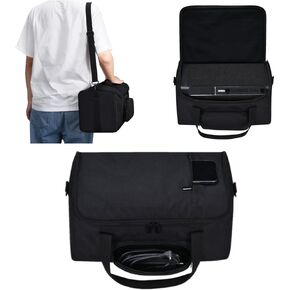 Wireless speaker Storage bag suitable for Ultimate Ears Hyperboom Shoulder bag Wrist bag Side pocket for storing Power cord Phone Keys and other items Outdoor Entertainment Street Performance Portable
