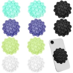 جراب هاتف بالشفط من السيليكون من AFUNTA، 10 قطع متعددة الأغراض غير قابلة للانزلاق ذاتية اللصق وحامل هاتف متوافق مع معظم الهواتف المحمولة in Kuwait