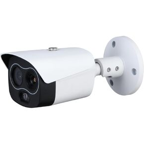 EmpireTech Thermal Smart AI Network 4MP Mini Hybrid Bullet IP Camera Visible and Thermal Channels Dual Image Fusion IPC-TPC124XB-AI S2 7mm(Thermal 7mm,Visible 8mm)