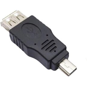 Mini USB 2.0 OTG Connector, Mini USB Male to Type A Female OTG Adapter Connector Converter Coupler for Digital Camera in Saudi Arabia