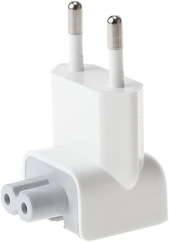 Droya AC Adapter Europe Plug, Converter Travel Charger Adapter for MB Book Mac/Book/Phone/Pod (2 - Pack) in Saudi Arabia