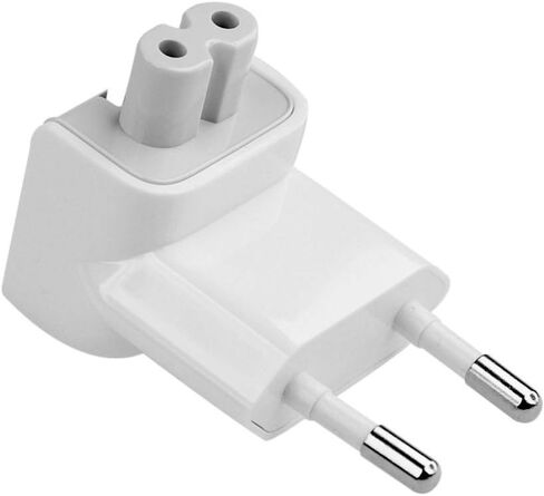 Droya AC Adapter Europe Plug, Converter Travel Charger Adapter for MB Book Mac/Book/Phone/Pod (2 - Pack) in Saudi Arabia