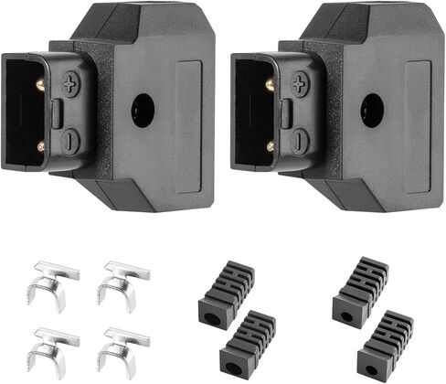 (2pcs) D-tap Plug Male DIY for DSLR Rig Power Cable V-Mount Anton Battery (Orange) in Saudi Arabia
