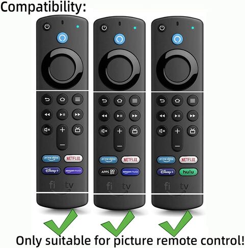 غطاء سيليكون عن بعد لجهاز Fire TV Stick الجيل الثالث 2021 /Fire TV Stick 4k Max حافظة سيليكون مضادة للانزلاق حافظة واقية من السيليكون مع تقنية مغناطيسية (أخضر متوهج) in Kuwait