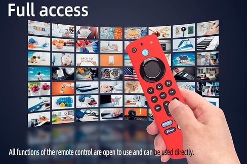 غطاء سيليكون عن بعد لجهاز Fire TV Stick الجيل الثالث 2021 /Fire TV Stick 4k Max حافظة سيليكون مضادة للانزلاق حافظة واقية من السيليكون مع تقنية مغناطيسية (أخضر متوهج) in Kuwait
