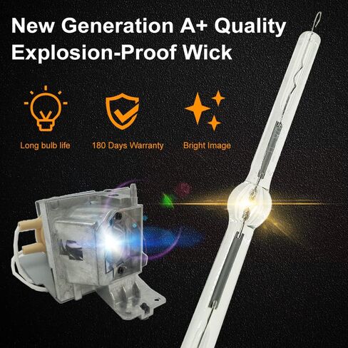 A+ Quality SPLAMP091 / SPLAMP097 Replacement Projector Lamp Bulb with Housing Compatible with Infocus SP-LAMP-091 SP-LAMP-097 IN220 IN222 IN112xa IN114xa IN116xa IN112xv IN114xv IN116xv in Saudi Arabia