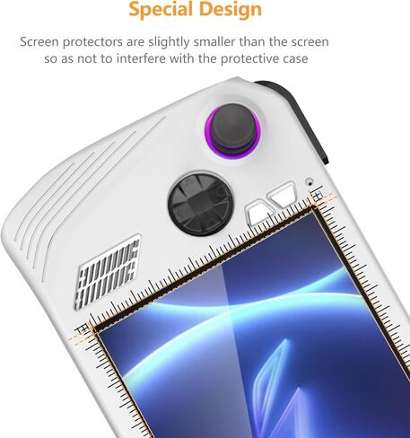[واقي شاشة مكون من 3 قطع متوافق مع ASUS ROG Ally 7" 2023/ Ally X 7" 2024، [وضوح عالي الدقة] [9 صلابة] استبدال الزجاج المقسى لـ ASUS ROG Ally 7 بوصة 2023/ Ally X 7 بوصة 2024 in Kuwait