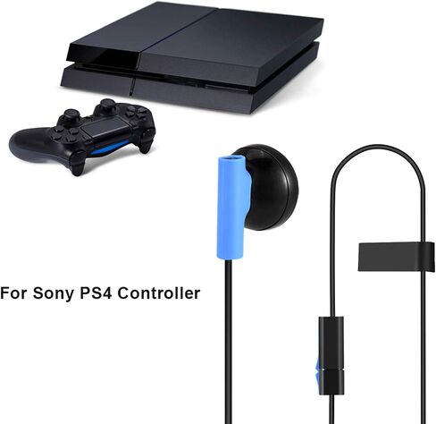 Playstation Earbuds with Mic,Ps5 Single Ear, Headset w Mic for Sony Playstation Headset Ps6 4 Controller 3.5mm Gaming Earphone Headphone in Saudi Arabia