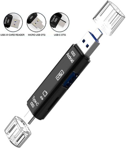 USB/USB Type C 3.1 / MicroUSB قارئ بطاقات Micro SD خارجي OTG in Saudi Arabia