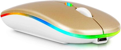 UrbanX Bluetooth Rechargeable Mouse for Dell Inspiron 15 3000 3505 Laptop Bluetooth Wireless Mouse Designed for Laptop/PC/Mac/iPad pro/Computer/Tablet/Android Onyx Black in Saudi Arabia