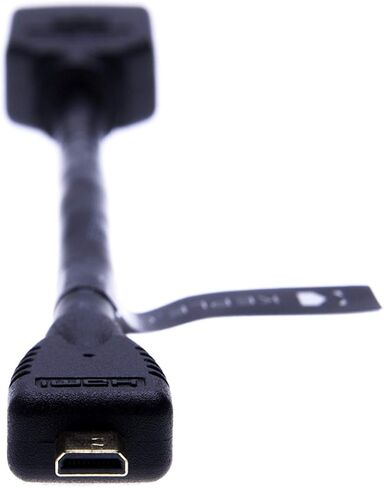 محول كابل Micro HDMI إلى HDMI لنيكون COOLPIX AW110 AW120 AW130 L620 L820 L830 L840 P330 P340 P600 P610 P900 S02 S32 S33 S5200 S5300 S6500 S6600 S6800 S6900 S7000 S810c S9400 0.6 قدم in Kuwait