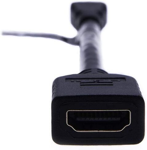 محول كابل Micro HDMI إلى HDMI لنيكون COOLPIX AW110 AW120 AW130 L620 L820 L830 L840 P330 P340 P600 P610 P900 S02 S32 S33 S5200 S5300 S6500 S6600 S6800 S6900 S7000 S810c S9400 0.6 قدم in Kuwait