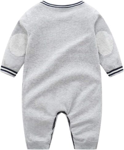 Vivobiniya Baby knit Long sleeve Romber Toddler Girl Jumpsuits Infant boy one piece Clothes Kids coat in Saudi Arabia
