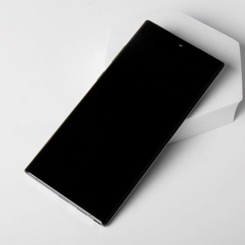 شاشة Note 10+ 5G OLED LCD + إطار أزرق Aura لهاتف Samsung Galaxy Note10 Plus/5G SM-N975U N975W N976U 6.8 بوصة شاشة LCD بديلة تعمل باللمس مجموعة محول رقمي in Kuwait