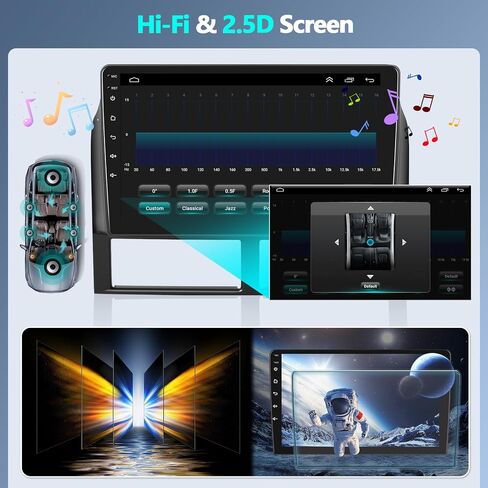 ستيريو سيارة CamECHO 2+64G لسيارة Jeep Grand Cherokee 1999-2004، وحدة رأس Android 13 مع Carplay Android Auto، راديو ستيريو للسيارة بشاشة لمس 9 بوصات مع بلوتوث FM/RDS HiFi GPS WiFi وكاميرا احتياطية in Saudi Arabia