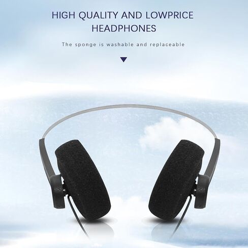 Retro Over-Ear Earphones,Mini Stereo Lightweight Headphones with Cord,80s 90s Vintage Headset Wired,Hi-Fi Stereo Earphone Headset,Walkman Headphone,for Most Mobile Phones Playback Pevices Headphones in Saudi Arabia