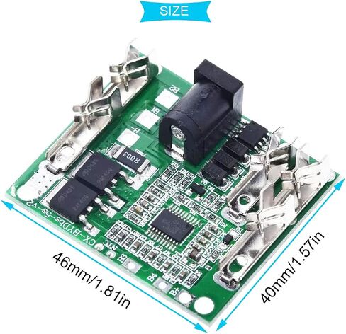 5S 20A 18V 21V BMS Module Li-Ion Lithium Battery Pack Battery Charger Protection Board with Nickel Strip DC Male Cable for Power Tools in Saudi Arabia