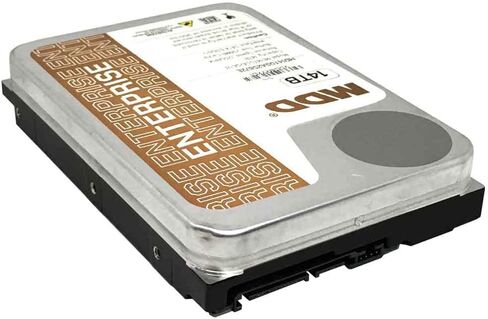 MDD (MDD14TSATA25672E) 14TB 7200 RPM 256MB Cache SATA 6.0Gb/s 3.5" Internal Enterprise Hard Drive - 5 Years Warranty (Renewed) in Saudi Arabia