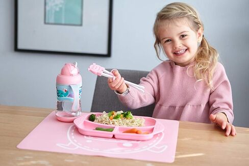 Kids Training Chopsticks with Hinge & Removable Rings, Kids Chopsticks Helpers, BPA/Phthalate/Melamine Free, 36 Month+ in Saudi Arabia