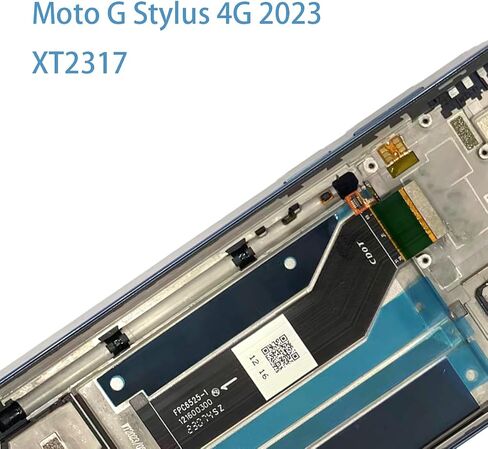 شاشة LCD تعمل باللمس محول الأرقام الجمعية الإطار استبدال ل Moto rola Moto G Stylus 4G (2023) XT2317 6.5 "(مع علبة بطاقة Sim) in Saudi Arabia