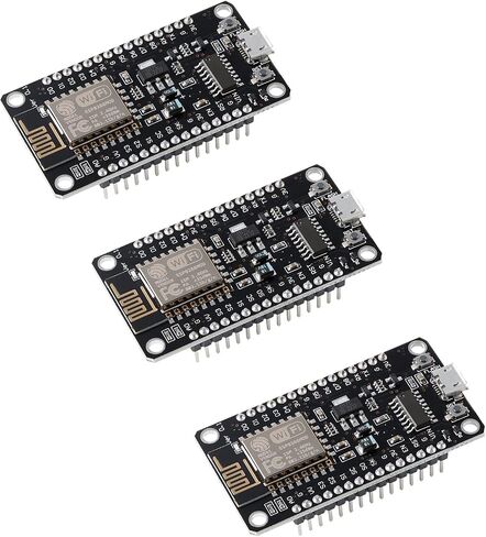 ESP8266 NodeMCU CH340 ESP-12E لوحة تطوير وحدة واي فاي تسلسلية IoT WIFI لوحة تطوير/NodeMcu Lua/Arduino IDE/Micropython (3 قطع) in Saudi Arabia