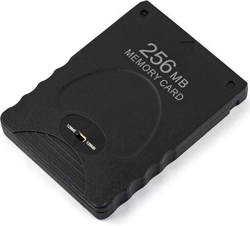 Whiteeeen 2pcs بطاقة ذاكرة 256 ميجابايت لجهاز PS2 Playstation 2، بطاقة ذاكرة ألعاب عالية السرعة in Saudi Arabia