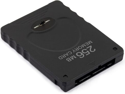 Whiteeeen 2pcs بطاقة ذاكرة 256 ميجابايت لجهاز PS2 Playstation 2، بطاقة ذاكرة ألعاب عالية السرعة in Saudi Arabia