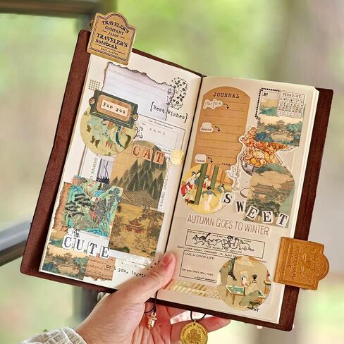 China Ancient Paintings Aesthetic Stickers, Waterproof Vinyl Decals for Phones, Water Bottles, and Scrapbooks, Perfect for Kids, Teens, and Adults to Discover Eastern Art in Saudi Arabia