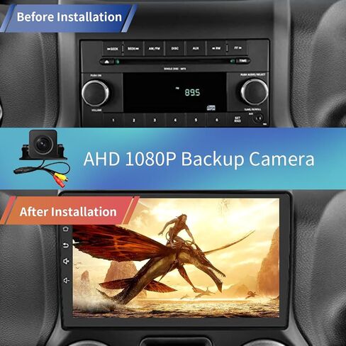 ستيريو سيارة Android 13 لسيارة جيب رانجلر JK كومباس جراند شيروكي دودج رام، شاشة لمس IPS 10.1 بوصة راديو جيب رانجلر مع Apple Carplay وAndroid Auto، نظام ملاحة GPS، FM/AM/RDS(2+32 جيجابايت) in Kuwait