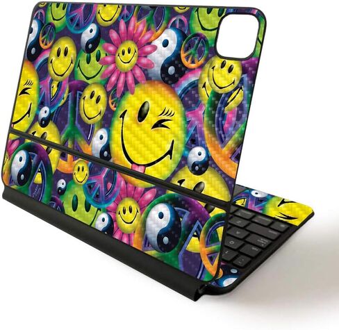 MightySkins Skin for Apple Magic Keyboard for iPad Pro 11-inch (2020) - Sushi | Protective, Durable, and Unique Vinyl Decal wrap Cover in Saudi Arabia