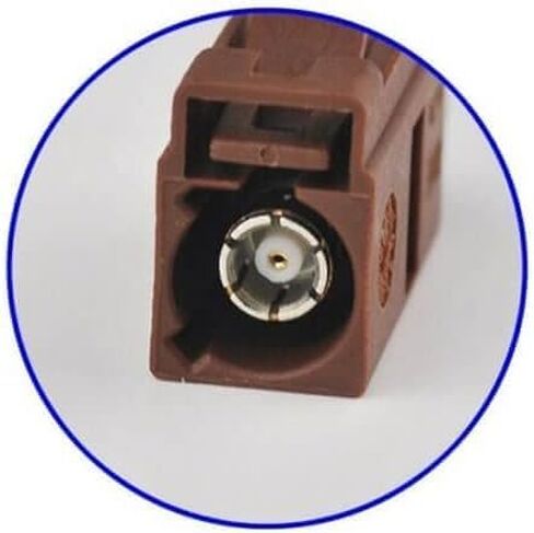 2 قطعة فقرا براون رمز F موصل سالب فقرا F أنثى تجعيد لحام موصل RG58 LMR-195 RG400 RG142 لتلفزيون السيارة in Saudi Arabia