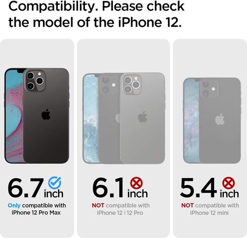Spigen Mag Armor (MagFit) Compatible with MagSafe Designed for iPhone 12 Pro Max Case (2020) - Matte Black in Saudi Arabia