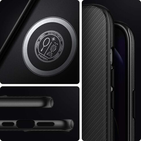 Spigen Mag Armor (MagFit) Compatible with MagSafe Designed for iPhone 12 Pro Max Case (2020) - Matte Black in Saudi Arabia