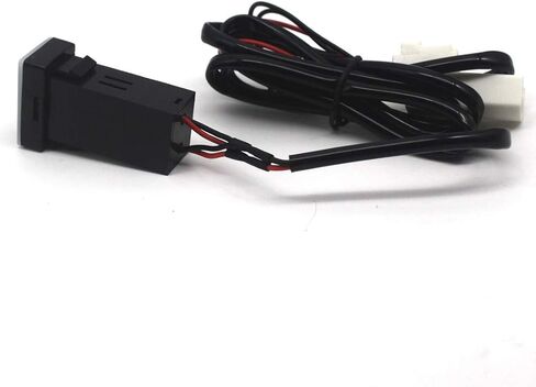 MOTONG لسيارة Toyota QC3.0 مقبس طاقة USB مزدوج، محول USB لشاحن السيارة سريع الشحن للهواتف الذكية/الكمبيوتر اللوحي/المساعد الشخصي الرقمي والمزيد، أقصى إخراج 6.4 أمبير in Saudi Arabia