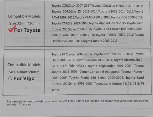 MOTONG لسيارة Toyota QC3.0 مقبس طاقة USB مزدوج، محول USB لشاحن السيارة سريع الشحن للهواتف الذكية/الكمبيوتر اللوحي/المساعد الشخصي الرقمي والمزيد، أقصى إخراج 6.4 أمبير in Saudi Arabia