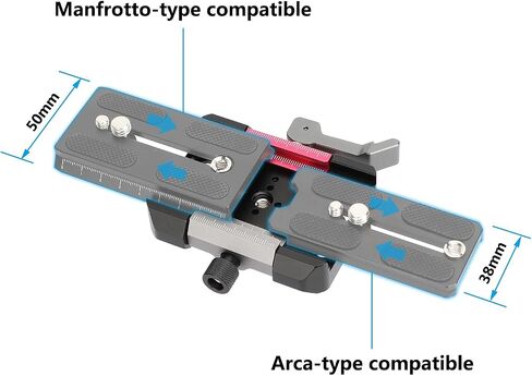 CAMVATEQuick Release Clamp Compatible for Arca & Manfrotto-Type - 3432 in Saudi Arabia
