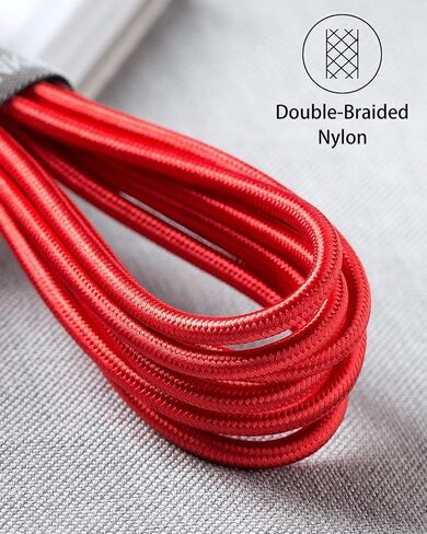 10FT 3Pack USB Type C Cable 3A Fast Charging,Long USB-A to USB-C Cable for Samsung Galaxy Note 10,S20 S10 S9 Plus,A10e A20 A50 A70 A71 A51,Xperia 10,LG Stylo 6 5 4 G8X G8 G7 V60 K51,Moto G, PS5 (Red) in Saudi Arabia