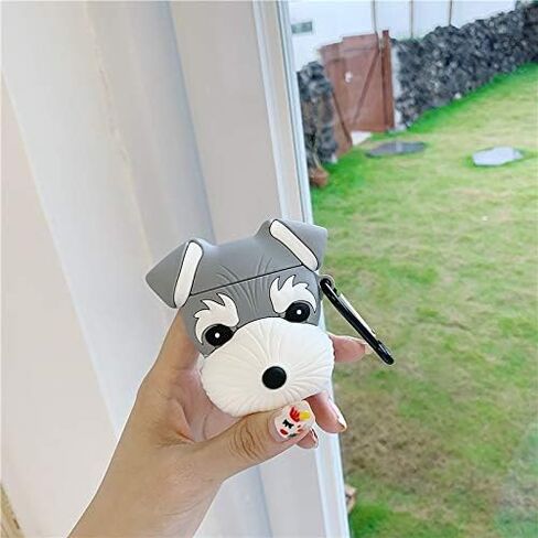 Silicone Case Cover Compatible with Apple Airpods 1&2[Cute Pet Design](Bago) in Saudi Arabia