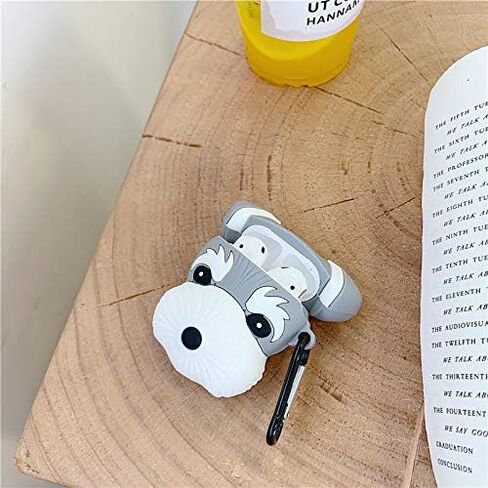 Silicone Case Cover Compatible with Apple Airpods 1&2[Cute Pet Design](Bago) in Saudi Arabia