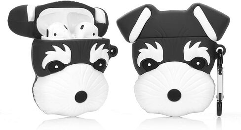 Silicone Case Cover Compatible with Apple Airpods 1&2[Cute Pet Design](Bago) in Saudi Arabia