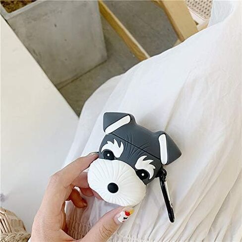 Silicone Case Cover Compatible with Apple Airpods 1&2[Cute Pet Design](Bago) in Saudi Arabia